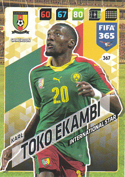Karl Toko Ekambi Cameroon 2018 FIFA 365 International Star #367